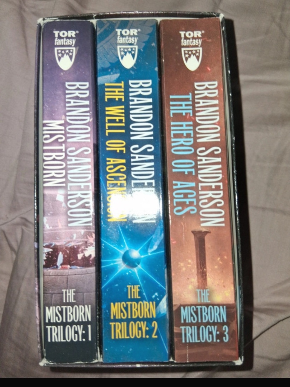 Brandon Sanderson Book Set, The Mistborn Trilogy; books 1-3